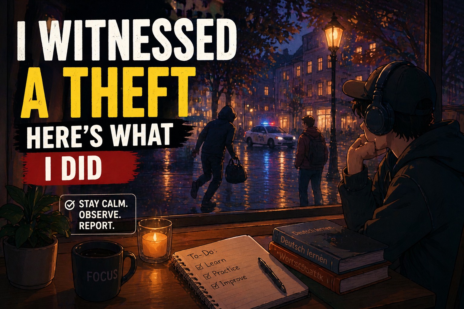 🚔 I Witnessed a Theft… What Happened Next Shocked Me- Living in Germany