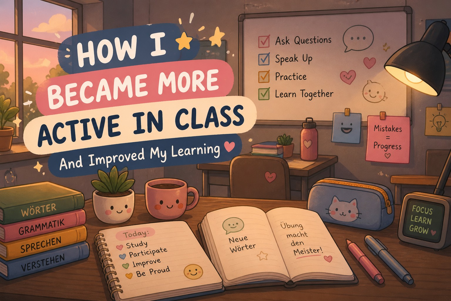 📚 How I Became More Active in Class and Finally Improved My Learning