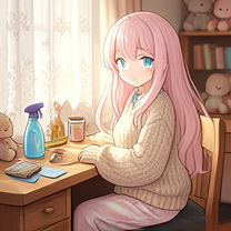 Discussing cleaning and household responsibilities
