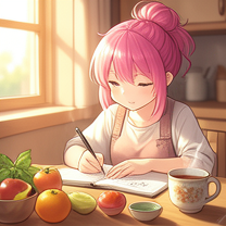 Discussing nutrition and eating habits