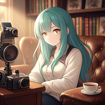 Discussing photography and art
