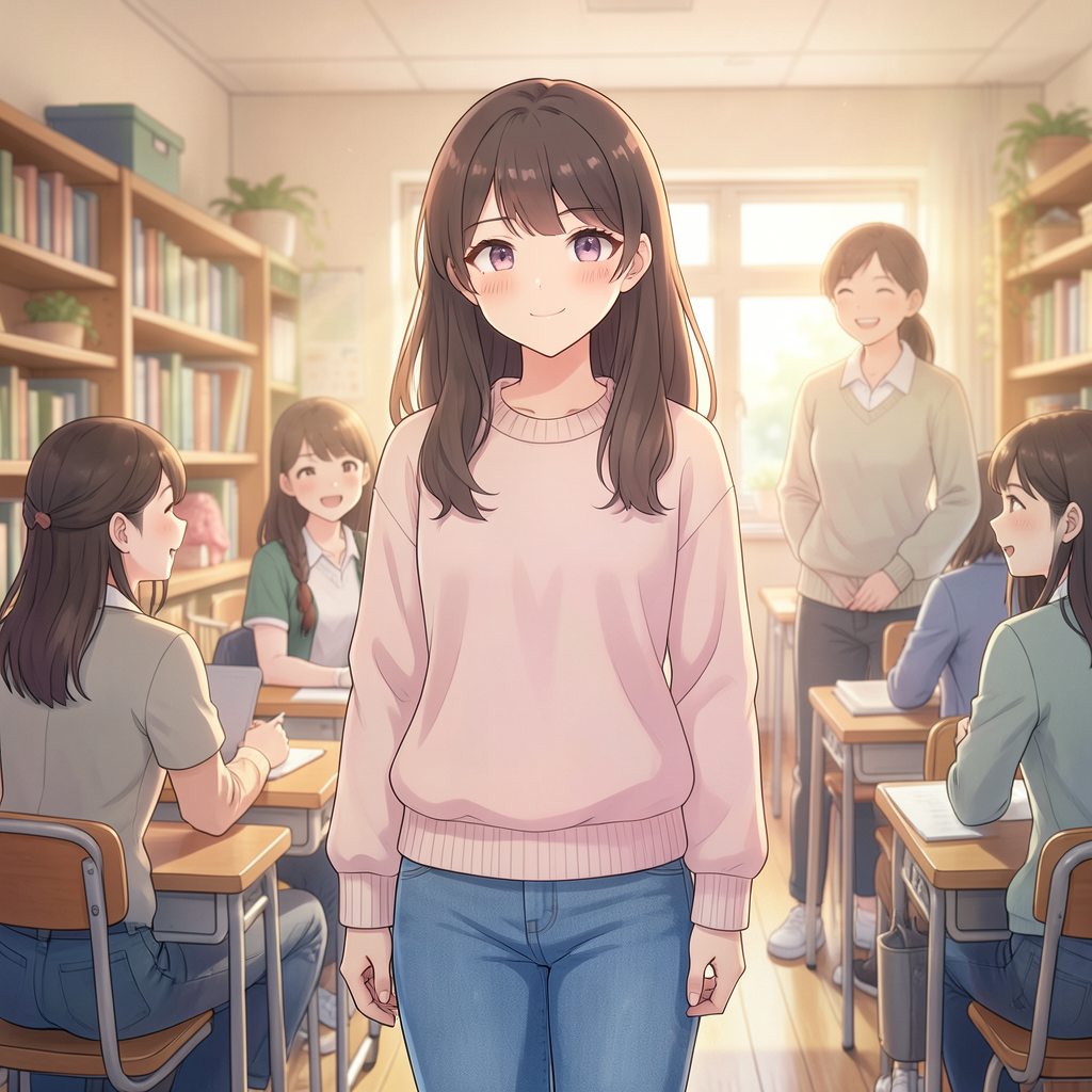 Greeting former classmates and teacher in B1 context