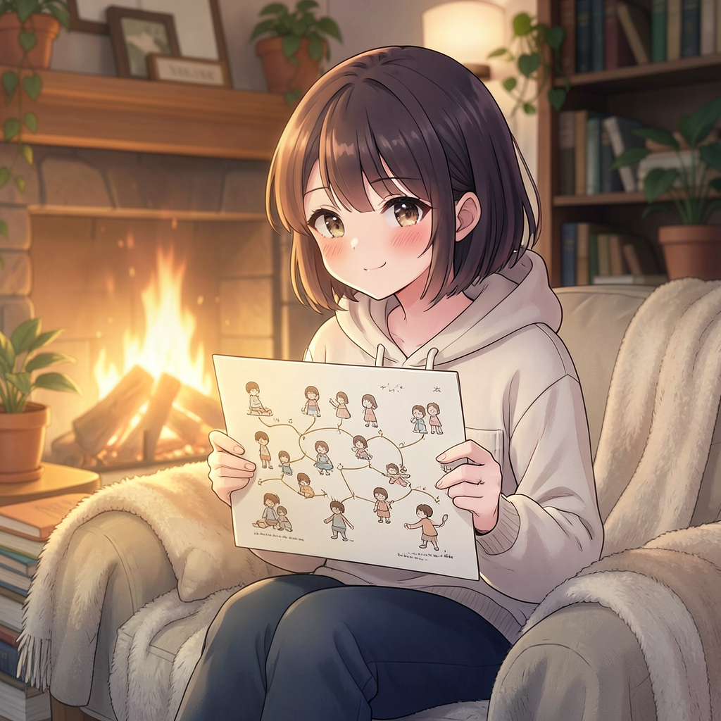 Updating others on family status (married, children, ages)